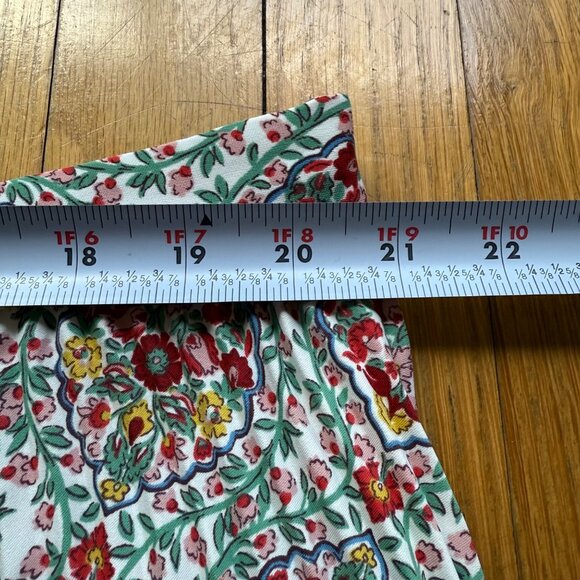 Boden Women's 20 Mini Floral Pleated Playful Flirty Skirt in Multi Vine Terrace - Picture 7 of 11